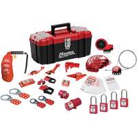 Premier Lockout Kit with Zenex Thermoplastic Locks, Electrical/Valve Kit, 27 Components Brunswick Fyr & Safety