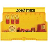 Premier Electrical Lockout Station, None Padlocks, 16 Padlock Capacity, Padlocks Not Included Brunswick Fyr & Safety