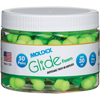 Glide&reg; Foam Earplugs, Bulk - Canister Brunswick Fyr & Safety