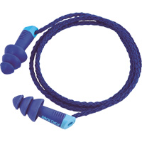 Alphas Metal Detectable Reusable Earplugs, Corded, One-Size, Bulk - Polybag, 27 NRR dB Brunswick Fyr & Safety