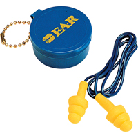 E-A-R™ Ultrafit™ Premolded Earplugs, Corded, Pair - Plastic Case, 25 dB NRR, One-Size SH112 | Brunswick Fyr & Safety