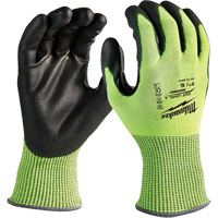 Gants haute visibilit&eacute; r&eacute;sistant aux coupures, Taille Petit, Calibre 13, Rev&ecirc;tement Nitrile/Polyur&eacute;thane, Enveloppe en Poly&eacute;thyl&egrave;ne, ANSI/ISEA 105 niveau 4 Brunswick Fyr & Safety