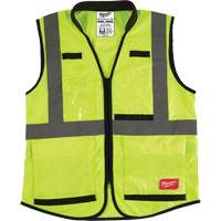 Performance Safety Vest, High Visibility Lime-Yellow, 4X-Large/5X-Large Brunswick Fyr & Safety