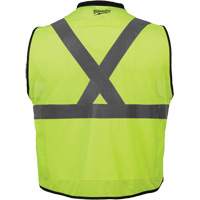 Performance Safety Vest, High Visibility Lime-Yellow, 4X-Large/5X-Large Brunswick Fyr & Safety
