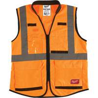 Performance Safety Vest, High Visibility Orange, 4X-Large/5X-Large Brunswick Fyr & Safety