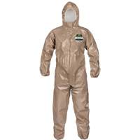 Coveralls, ChemMax™ 4 Plus, Large, Brown SHA216 | Brunswick Fyr & Safety
