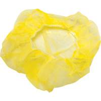 Bouffant Caps, Polypropylene, 24", Yellow SHA675 | Brunswick Fyr & Safety