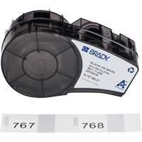 Aggressive Adhesive Multi-Purpose Labels with Ribbon, Black Brunswick Fyr & Safety