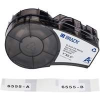 Harsh Environment Multi-Purpose Labels with Ribbon, Black Brunswick Fyr & Safety