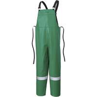 CA-43<sup>®</sup> FR Chemical- & Acid-Resistant Safety Bib Pants, Small, Green SHB227 | Brunswick Fyr & Safety