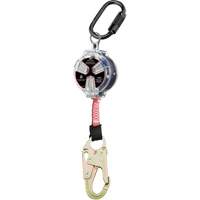 Dynamic Small Snap Hook Self-Retracting Lifeline, 6', Polyester, Swivel Brunswick Fyr & Safety