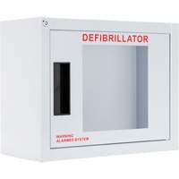 Standard Compact AED Cabinet with Alarm, Philips/Defibtech/Heartsine For, Non-Medical SHC003 | Brunswick Fyr & Safety