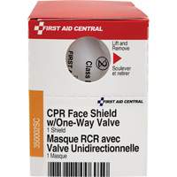 SmartCompliance<sup>®</sup> Refill CPR Faceshield with One-Way Valve, Single Use Faceshield, Class 2 SHC034 | Brunswick Fyr & Safety