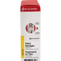 Recharge de bandages adhésifs SmartCompliance<sup>MD</sup>, Rectangulaire/carrée, 3", Tissu, Non stérile SHC039 | Brunswick Fyr & Safety