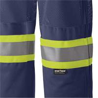 6003P Traffic Safety Pants, Polyester, X-Small, Navy Blue Brunswick Fyr & Safety