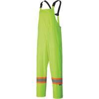 5599 Lightweight Waterproof Rain Suit, Polyester/PVC, X-Small, High Visibility Lime-Yellow Brunswick Fyr & Safety