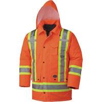 5020 Manteau imperm&eacute;able 7 en 1, Orange haute visibilit&eacute;, Petit Brunswick Fyr & Safety