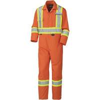 5513T Combinaison pour lavage industriel, 40 (grand taille), Orange haute visibilit&eacute; Brunswick Fyr & Safety