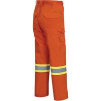 4462 Bright Safety Cargo Pants with Startech&reg; Tape, Cotton, 32, High Visibility Orange Brunswick Fyr & Safety
