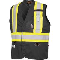 7729 Veste r&eacute;sistante aux arcs &eacute;lectriques FR-Tech, Petit, Noir, 10 cal/cm² Brunswick Fyr & Safety