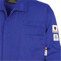 7779 FR-Tech&reg; 88/12 Arc Rated Flame Resistant Coveralls, Size 36, Royal Blue Brunswick Fyr & Safety