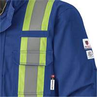 5523 Flame-Resistant Safety Parka, Small, Royal Blue, 58 cal/cm² Brunswick Fyr & Safety