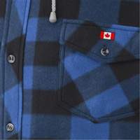 415SS Quilted Hooded Shirt, Men's, Small, Multi-Colour Brunswick Fyr & Safety