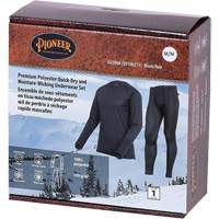 Premium Quick-Dry & Moisture-Wicking Underwear Set, Men's, X-Small, Black SHE485 | Brunswick Fyr & Safety
