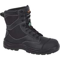 1050 Bottes de s&eacute;curit&eacute; composites noires, Cuir, Taille 14, Imperm&eacute;able Brunswick Fyr & Safety