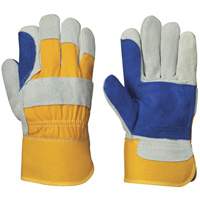 Fitter's Gloves, One Size, Split Cowhide Palm SHE729 | Brunswick Fyr & Safety