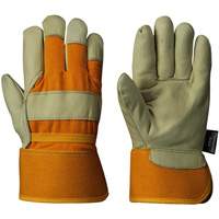 Insulated Fitter's Gloves, One Size, Grain Cowhide Palm, Boa Inner Lining SHE772 | Brunswick Fyr & Safety