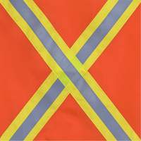 Flag with Reflective Tape, Polyester SHE794 | Brunswick Fyr & Safety