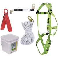 Compliance Fall Protection Kit, Roofer's Kit SHE932 | Brunswick Fyr & Safety
