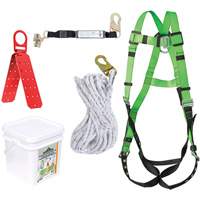Grommeted Fall Protection Kit, Roofer's Kit SHE933 | Brunswick Fyr & Safety