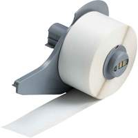 All-Weather Permanent Adhesive Label Tape, Vinyl, White, 1" Width SHF059 | Brunswick Fyr & Safety