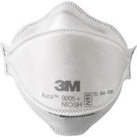 Respirateur contre les particules Aura<sup>MC</sup> 9205+, N95, Certifié NIOSH SHF155 | Brunswick Fyr & Safety