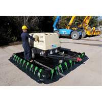 Ultra-Containment Berm&reg;, 179 US gal. Capacity, 4' W x 6' L x 12" H, Stake Wall Brunswick Fyr & Safety