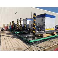 Ultimate Copolymer 2000 Ultra-Containment Berm&reg;, 179 US gal. Capacity, 4' W x 6' L x 12" H, Hinge Bracket Brunswick Fyr & Safety