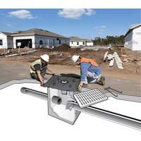 High Capacity Ultra-Drain Guard&reg; Catch Basin Insert, Oil & Sediment, 60" L x 60" W Brunswick Fyr & Safety