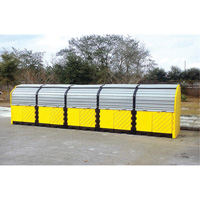 P20 Plus Ultra-Hard Top Spill Pallets&reg; without Drain, 312" L x 79" W x 62" H, 9000 lbs. Load Capacity Brunswick Fyr & Safety