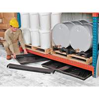 Triple-Tray Ultra-Rack Containment Tray&reg;, 72" L x 44" W x 2.8" H, 24 US gal. Spill Capacity Brunswick Fyr & Safety