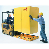 Double Drum Ultra-Safety Cabinet Bladder System&reg;, 63" L x 38.5" W x 6.3" H, 3000 lbs. Load Capacity Brunswick Fyr & Safety