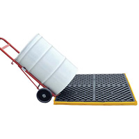 Ultra-Spill Deck flexible, 4 barils, Capacit&eacute; de d&eacute;versement 22 gal. US, 48" x 48" x 2,5" Brunswick Fyr & Safety