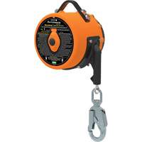 Latchways Sealed Self-Retracting Lanyard, 85', 1 Leg, Stainless Steel Cable, Snap Hook Harness Connector Brunswick Fyr & Safety