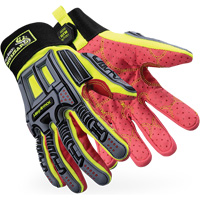 Rig Lizard&reg; 2028X Cut-Resistant Gloves, 6/X-Small, Synthetic/HPPE Palm, Elastic/Hook & Loop Cuff Brunswick Fyr & Safety