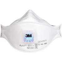 Respirateur à particules Aura<sup>MC</sup> 9211+, N95, Certifié NIOSH SHG412 | Brunswick Fyr & Safety