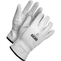 Gants de chauffeur r&eacute;sistants &agrave; la perforation, Petit, Paume en Cuir fleur de ch&egrave;vre Brunswick Fyr & Safety