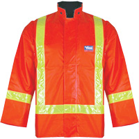 Journeyman<sup>®</sup> 6210J Jacket, Polyester/PVC, High Visibility Orange, Small SHG534 | Brunswick Fyr & Safety