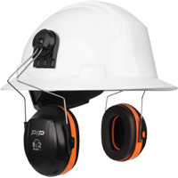 Dynamic™ V2™ Passive Ear Muffs, Cap Mount, 25 NRR dB SHG549 | Brunswick Fyr & Safety