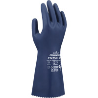 CN750 Chemical-Resistant Gloves, Size Small/7, 13" L, Nitrile, 18-mil Brunswick Fyr & Safety